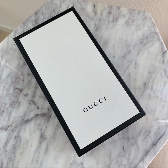 [🌟PRICE FIRM] GUCCI Cat Crystal Guccissima Monogram Logo Embossed Leather Wallet - Picture 15 of 16